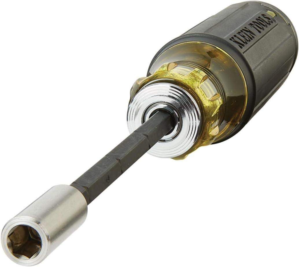 Klein Tools 32303 Multi-Bit Schraubendreher/Steckschlüssel, Schlagklasse 14 in 1 Magnet-Schraubendre