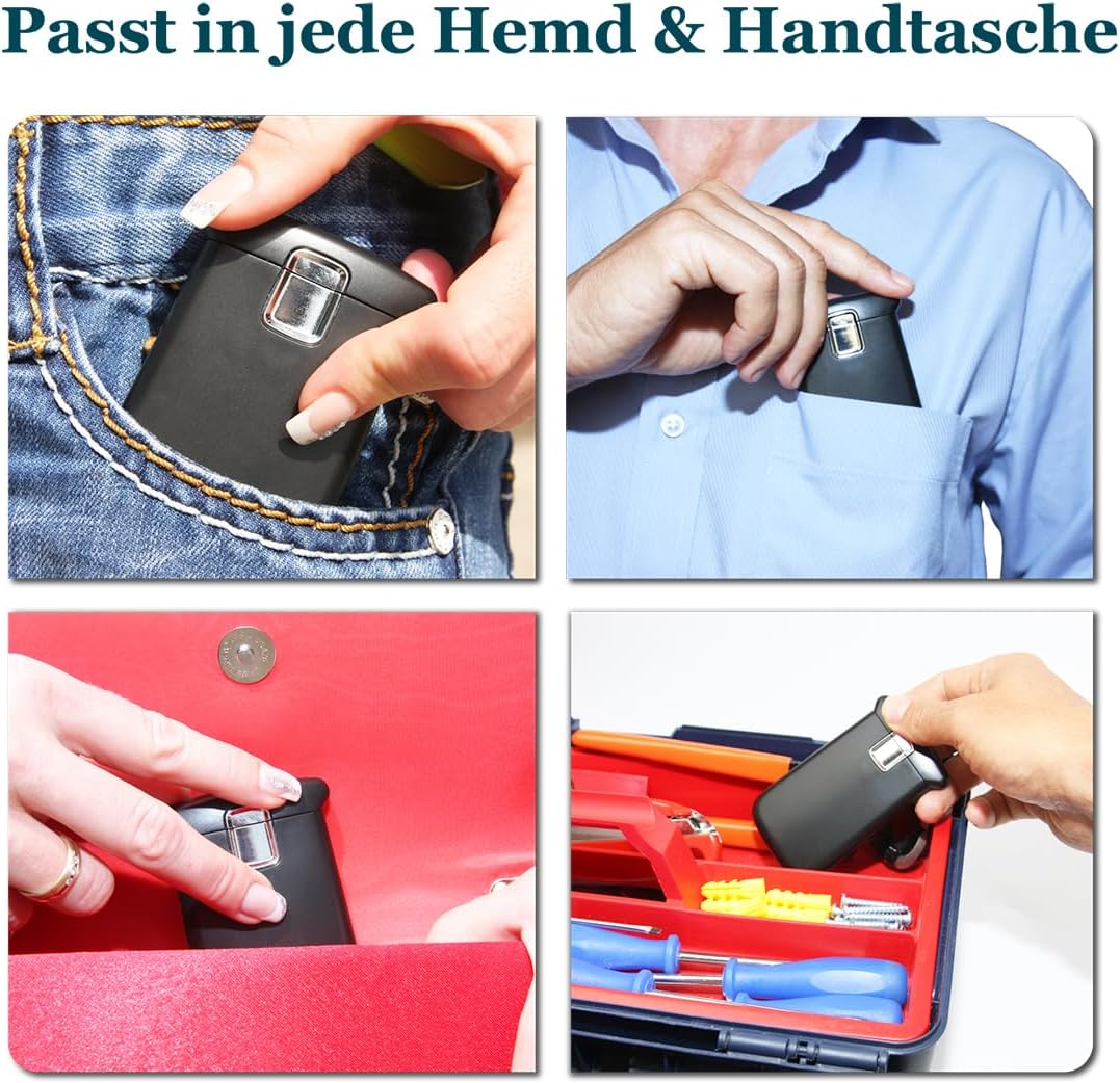 EasY Magnifier Taschen Lupe 3fach mit LED Licht; Kleine Leselupe Lesehilfe für Senioren, Mini Handlu