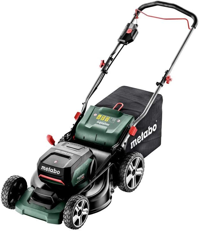 Metabo Akku-Rasenmäher mit Mulchfunktion RM 36-18 LTX BL 46 (601606650) für grosse Flächen im Garten