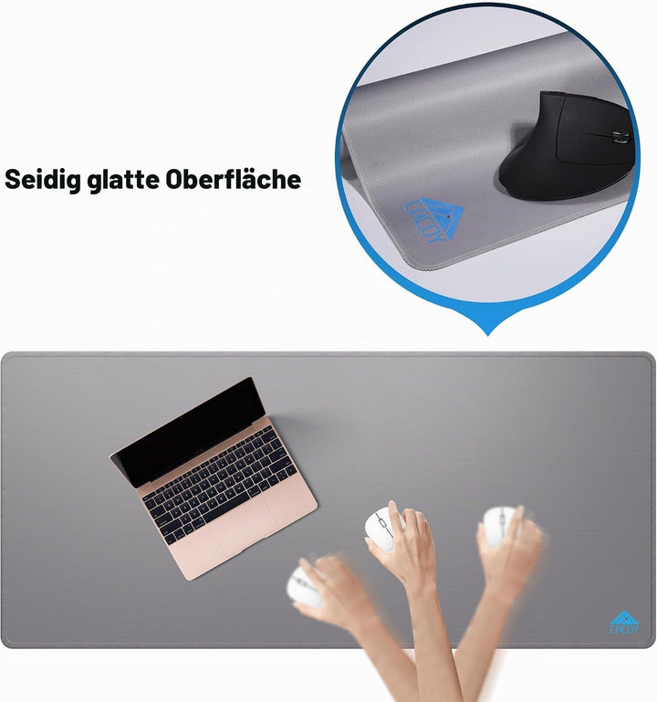 Cacoy 900x500mm Grosses erweitertes Computer-Mauspad, XXL Gaming Mausmatte, Multifunktionale grosse
