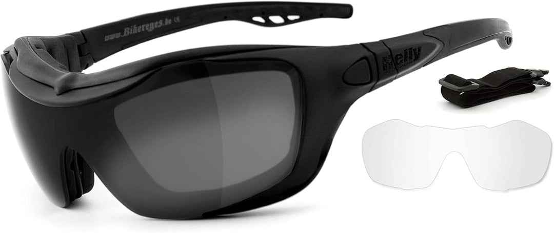 HELLY® - No.1 Bikereyes® | Motorradbrille, Multifunktionsbrille, Bikerbrille | beschlagfrei, winddic