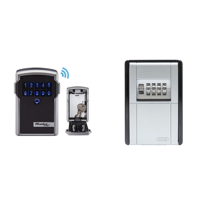 Master Lock Smart Connected Schlüsseltresor & ABUS KeyGarage 787 - Schlüsselbox zur Wandmontage - fü