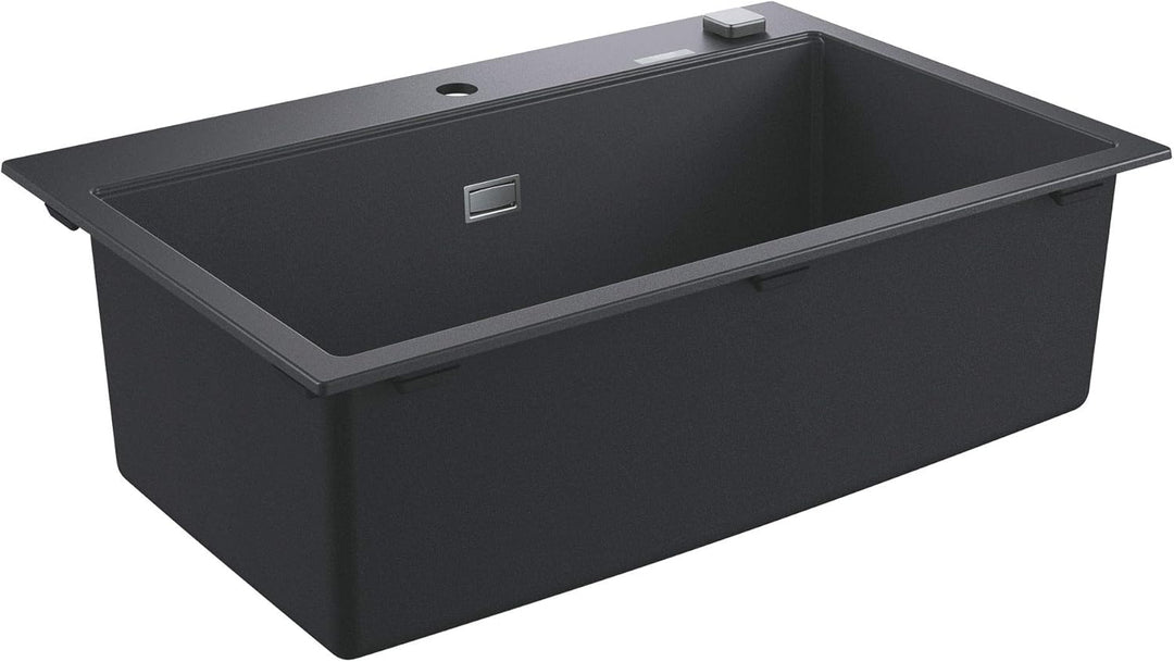GROHE K700 | Kompositspüle | granit schwarz | 31652AP0 K700 Granit Schwarz 78 x 51 cm Kompositspüle,