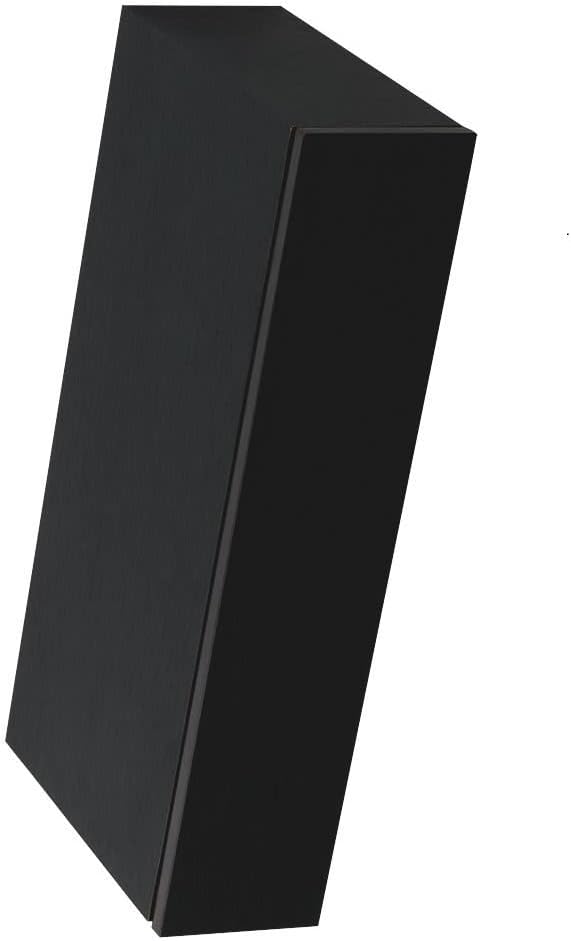 King Home M1106047/A geschmiedetes Regal mit Schublade aus MDF, Wenge, 48 x 25 x 10 cm