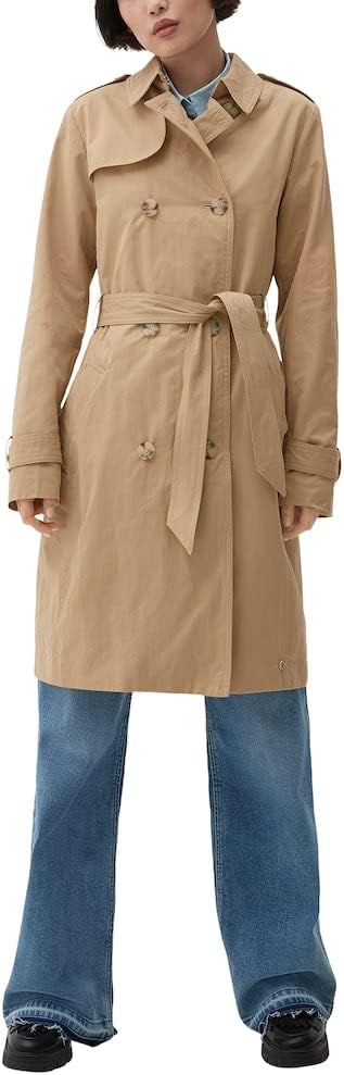 s.Oliver Damen Trenchcoat 40 Brown, 40 Brown