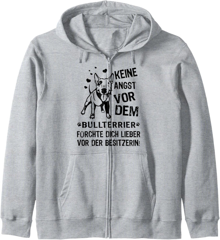 Keine Angst Bullterrier Hundebesitzer Geschenkidee Kapuzenjacke