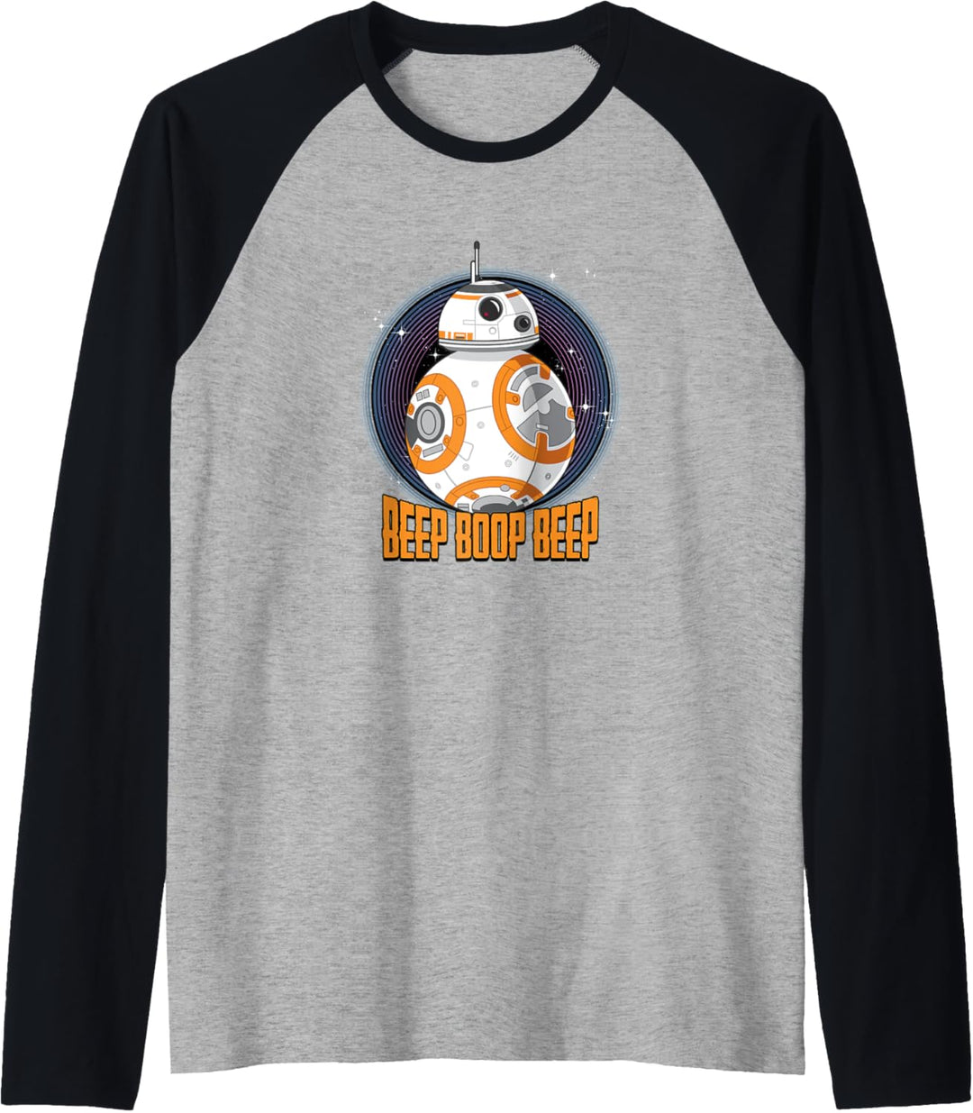 Star Wars BB-8 Beep Quote Circle Design Raglan