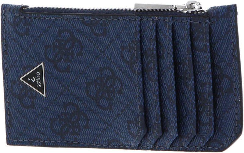 GUESS Damen VEZZOLA SMART C.C. W Zipper Travel Accessory-Travelers Card Sleeves, Blue-BLU