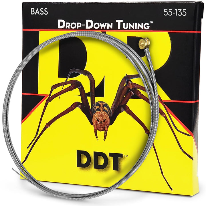 DR Strings DDT5-55 Saiten für Bassgitarre aus Edelstahl, schwer