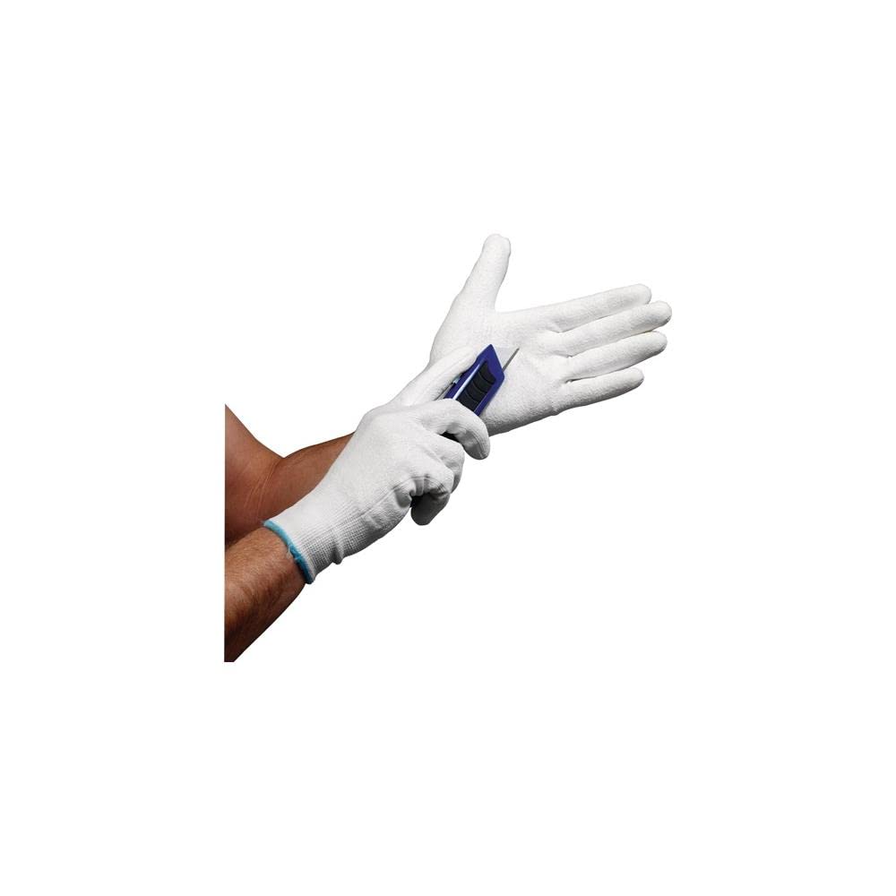 Asatex 3710 6 Klasse 3 Schnittschutzhandschuhe, weiss, 7, 7