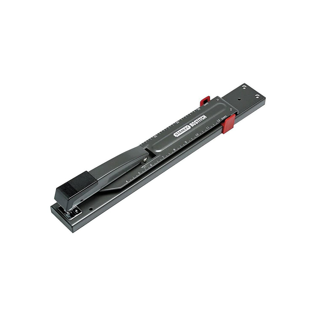 Bostitch Office Heftgerät mit langer Reichweite, 20 Blatt, verstellbar, langlebig, schwarz Long Reac