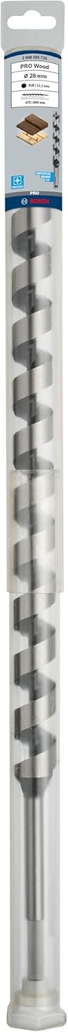 Bosch Professional Holzschlangenbohrer mit 1/4"-Sechskantschaft (Ø 28 mm) Durchmesser: 28/Gesamtläng