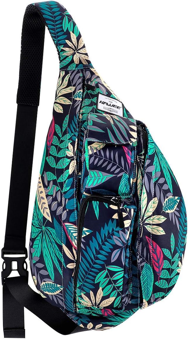 HAWEE Reise Brusttasche Sling Umhangetasche Rucksack Crossbody Schultertasche Daypack Casual für Män