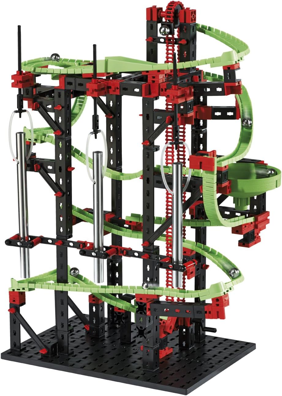 fischertechnik 533872 Kugelbahn Dynamic M – Bausatz für Kinder ab 7 Jahren, Lernspielzeug mit Flexsc