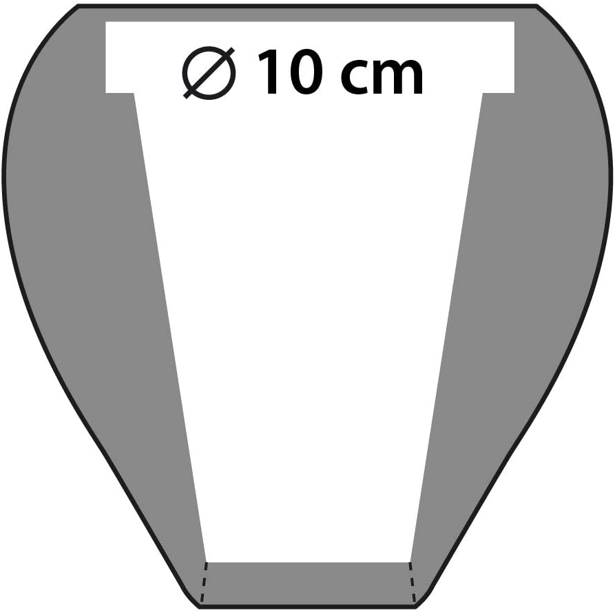 CONCRETTE Blumentopf Blumenkübel Zement-Pflanzkübel Übertopf aus Beton Cone Ø 10 cm | 17 Farben 16x1