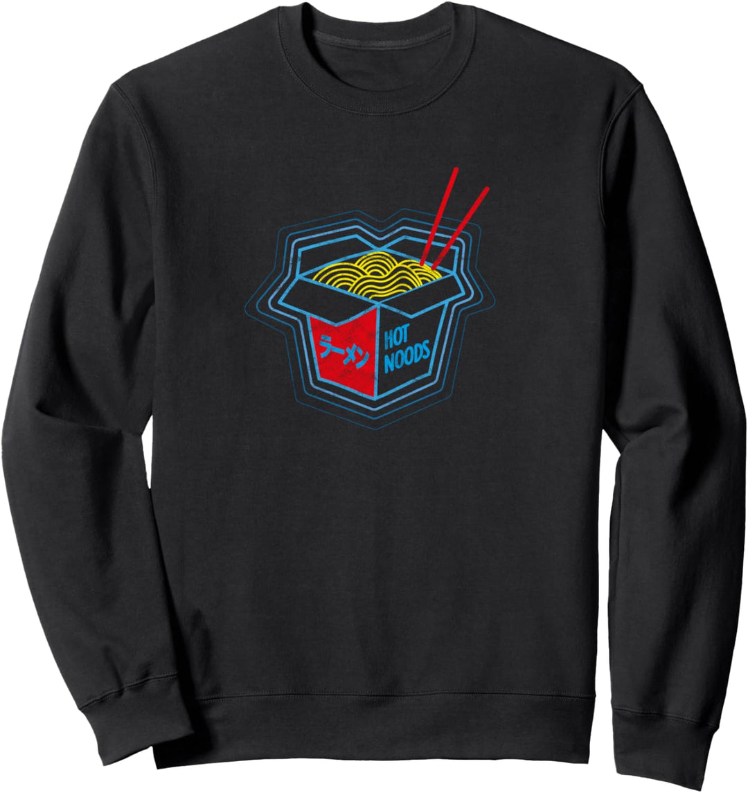 Hot Noods Grunge Tokyo Japan 90s Anime Vegetarian Sweatshirt