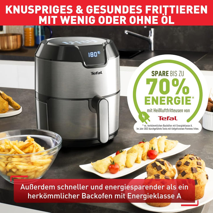 Tefal EY401D Heissluftfritteuse Easy Fry Deluxe XL | Air Fryer | 1500 W | 4,2 L für 6 Portionen | 8