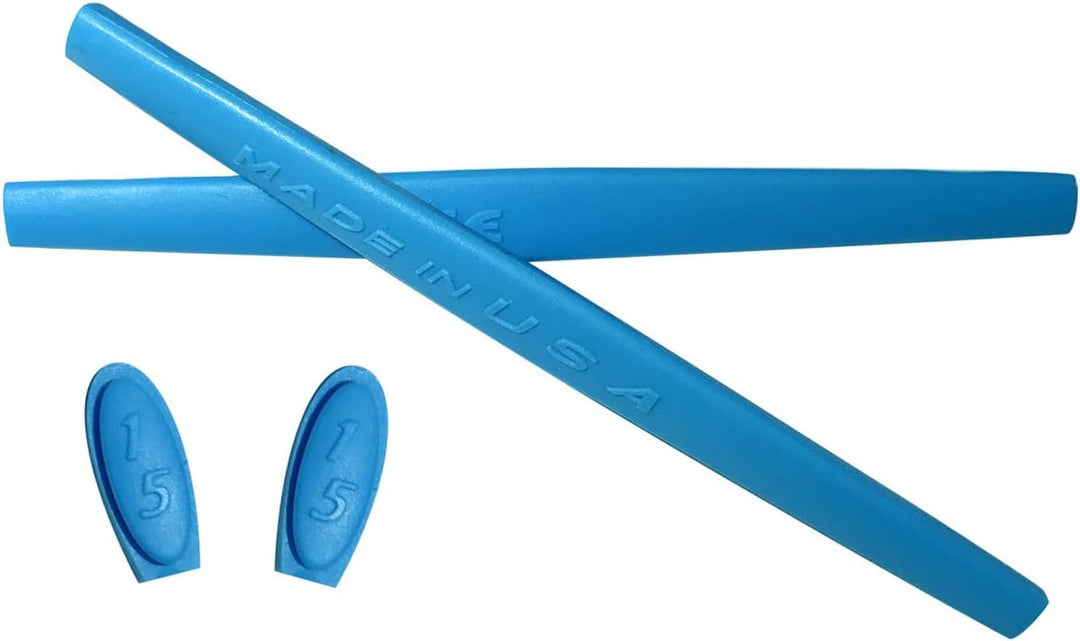 HKUCO Replacement Silicone Leg Set For Oakley X Metal XX Ear socks Rubber Kit Red/Blue/Black/Yellow/