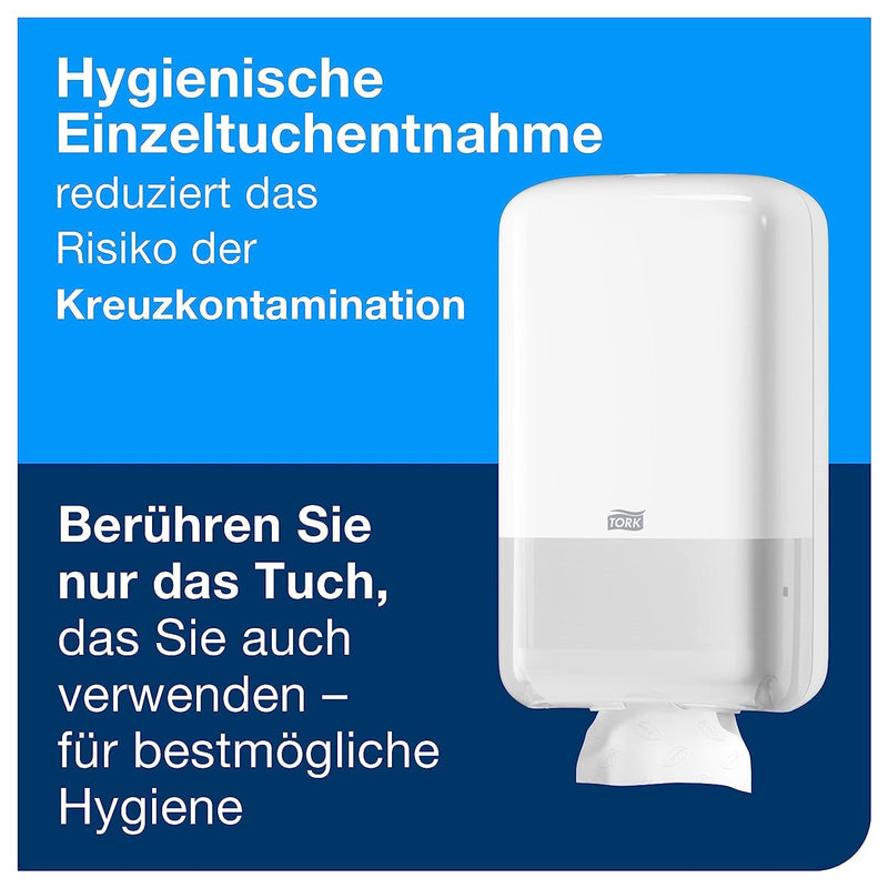 Tork Toilettenpapierspender + Nachfüllpackung - T3 - Nachfüllpackung extra weiches gefaltetes Toilet