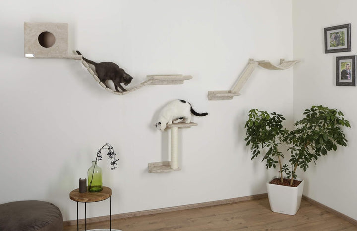 Maxi-Pet 81635 Kletterwand für Katzen Mount Everest, 9-teilig,
