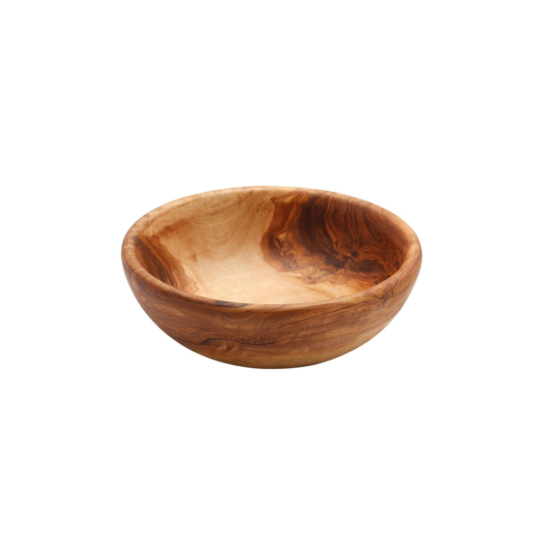 Handgefertigte Schale aus Olivenholz – 22 cm, Lebensmittelecht, antibakteriell und langlebig für Sal