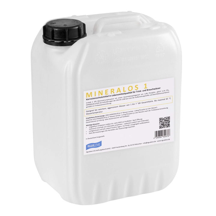 MINERALOS 1 Dosierlösung 10 Liter (Alternative zu BWT Mineralstoff Cillit Quantophos F1 / Impulsan H