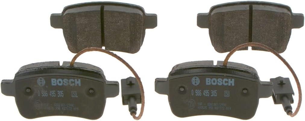 Bosch BP1594 Bremsbeläge - Hinterachse - ECE-R90 Zertifizierung - vier Bremsbeläge pro Set
