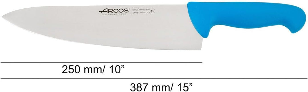 Arcos Chefmesser aus Edelstahl - Professionelles Küchenmesser für Schneiden und Reinigen von Gemüse,