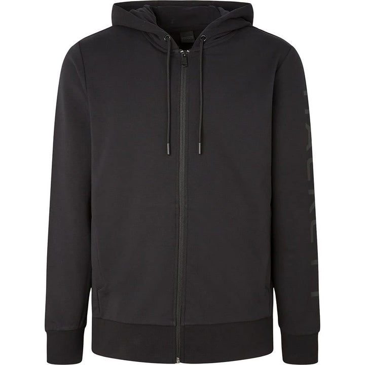 Hackett London Herren Essential Hoody Fz Sweatshirt XXL Black (Black), XXL Black (Black)