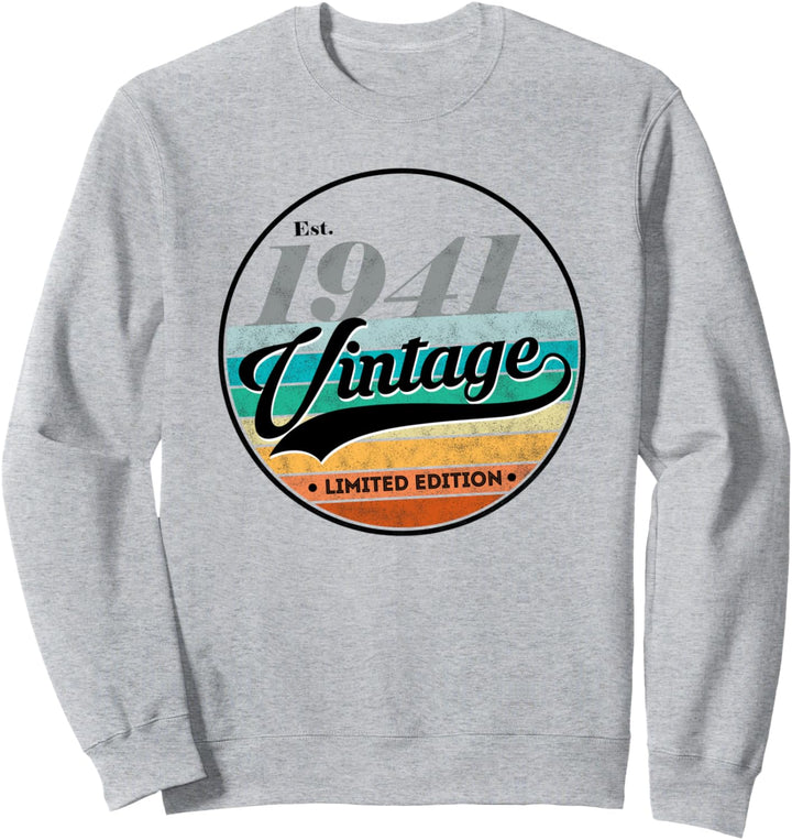 80. Geburtstagsgeschenk Vintage 1941 Im Alter von 80 Jahren Sweatshirt