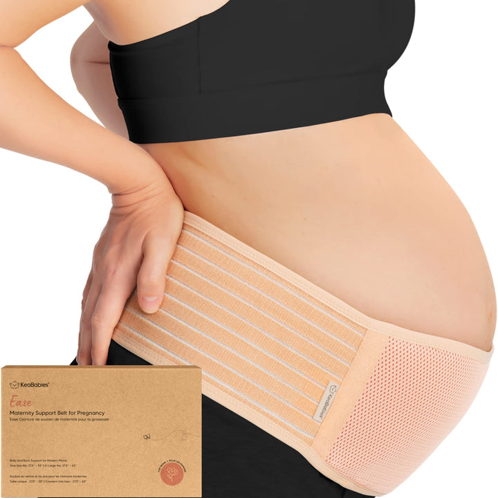 KeaBabies Bauchgurt Schwangerschaft - Weicher und atmungsaktiver schwangerschaftsgürtel - Bauchband