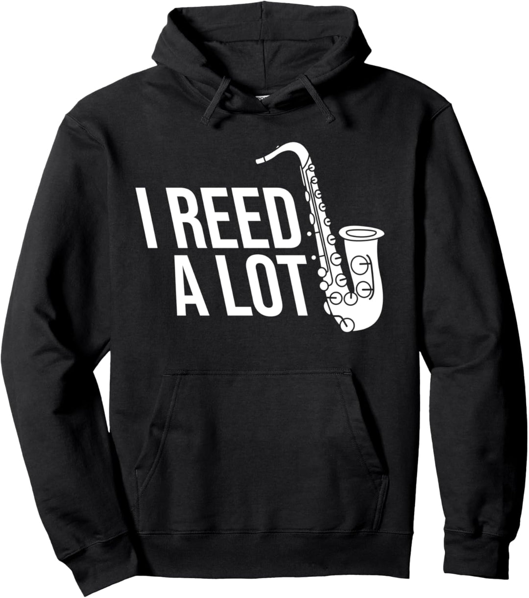 Saxophonist Saxofon-Spieler Wortspiel Saxophon Pullover Hoodie