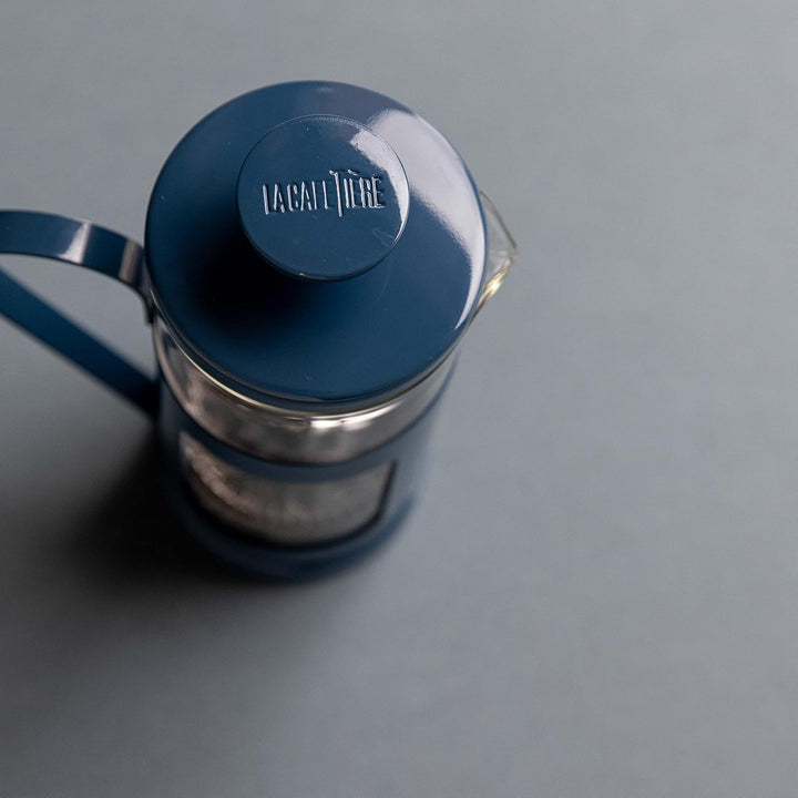 La Cafetière Monaco Cafetière Glas/Edelstahl 3 Tassen (blau), Blau
