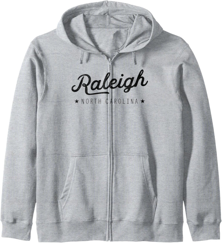 Classic Retro Vintage Raleigh North Carolina USA Souvenir Kapuzenjacke