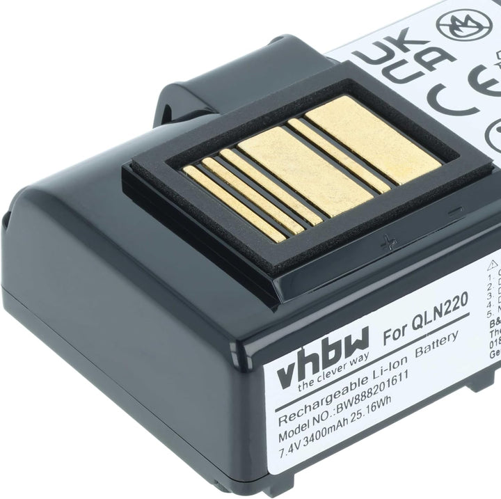 vhbw 5X Akku kompatibel mit Zebra ZQ610, ZQ521, ZQ520, ZQ521 RFID Drucker Kopierer Scanner Etiketten