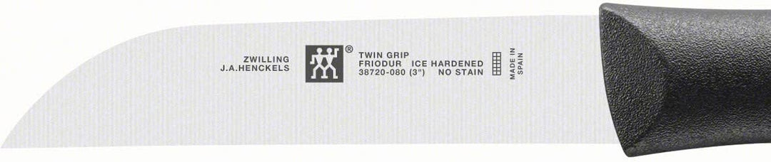 Zwilling Twin Grip Gemüsemesser, Klingenlänge 8 cm, Kunststoffgriff, schwarz (Packung mit 2) 80mm (P