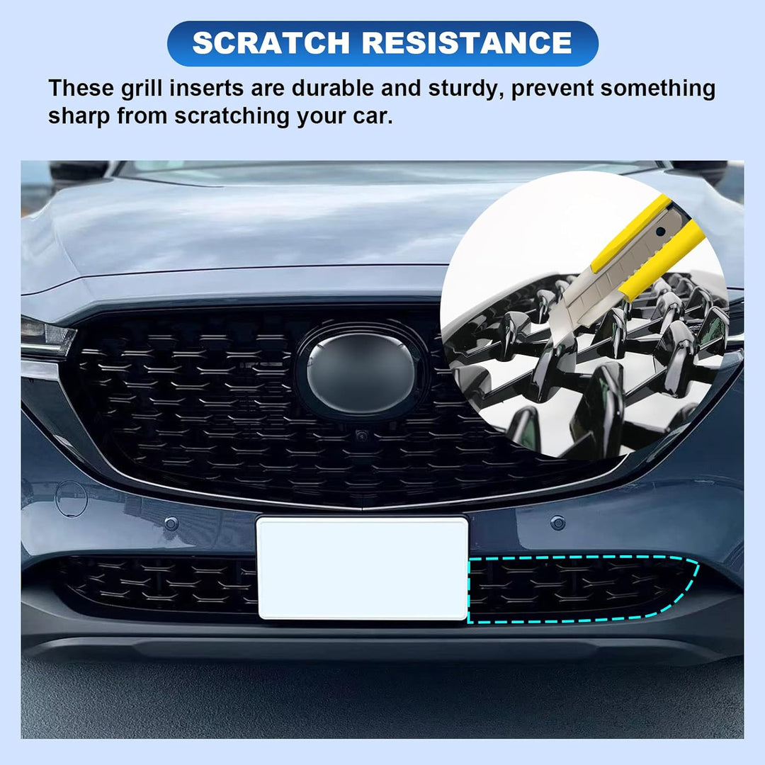 CDEFG Kompatibel mit Mazda CX-5 CX5 2022 2023 2024 facelift Front Kühlergrille Frills Frontstossstan