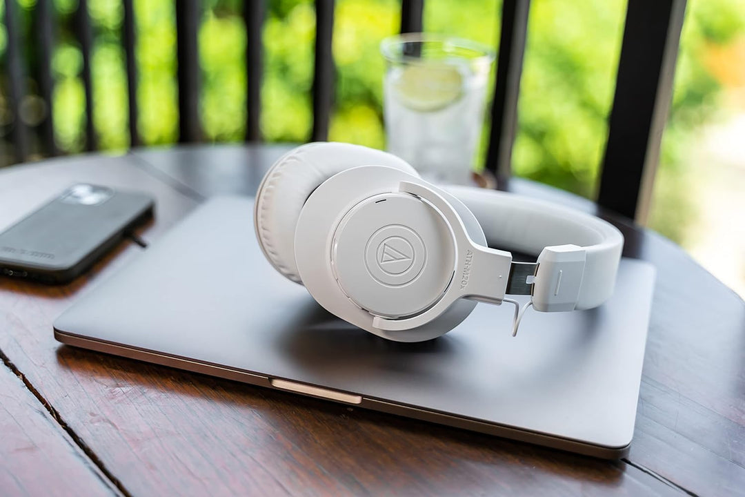 Audio-Technica M20xBTWH Kabelloser Kopfhörer Weiss Kabellos, Weiss, Kabellos, Weiss