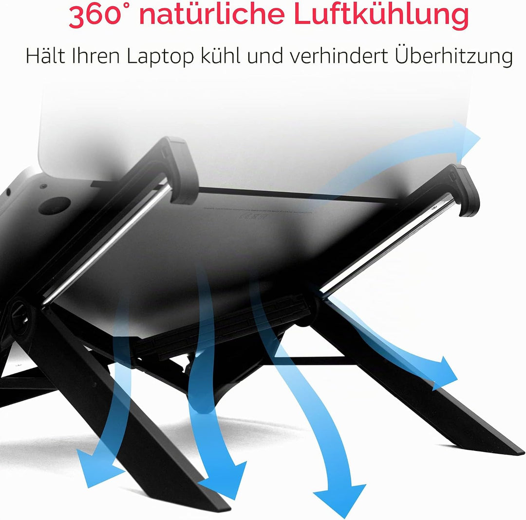 NEXSTAND K7 Lite 2019 Laptop-Ständer, klappbar, ergonomisches Design, für Laptops (10-18.4 Zoll) und