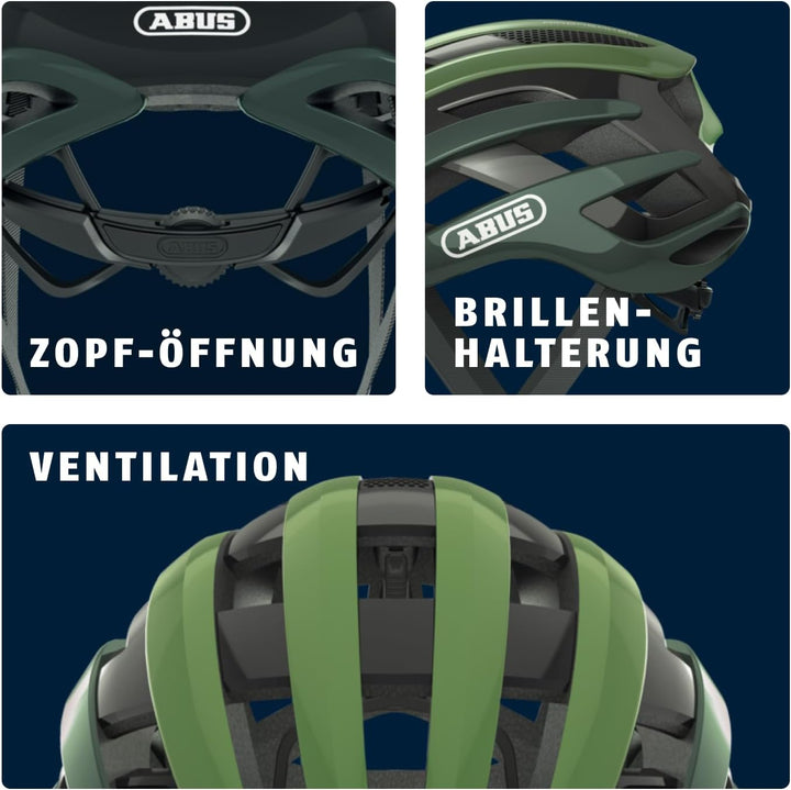 ABUS Rennradhelm AirBreaker - High-End Fahrradhelm für den professionellen Radsport - für Damen und