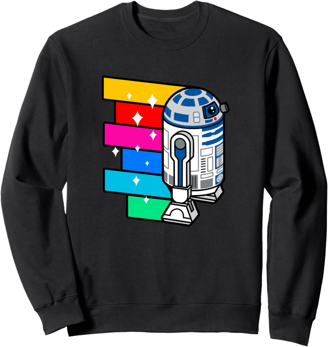Star Wars R2-D2 Rainbow Roll Cartoon Sweatshirt