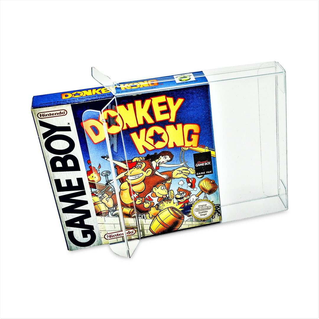 RESET RETRO 20x Klarsicht Schutzhüllen passend für Game Boy Classic Color Advance Virtual Boy Spiele