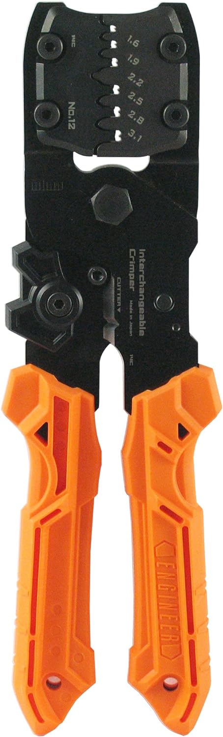 Precision Universal-Crimpzange mit austauschbaren Schneideisen (Grösse M) Handliches Crimpwerkzeug H