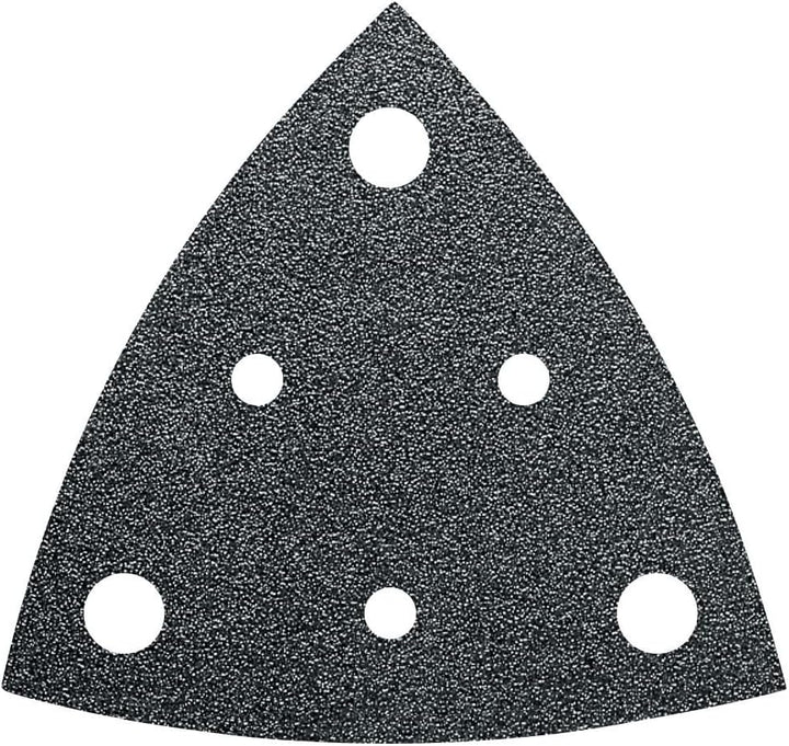 Fein Schleifblätter Korn 80, 50 Stück (gelocht, Kantenlänge 80 mm, Korund-Schleifkörner + Vollkunsth