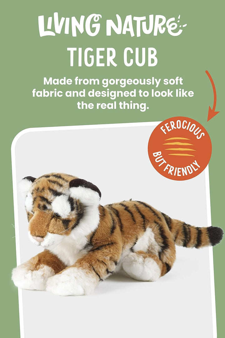 Living Nature Stofftier - Tigerjunges (25cm) S Tiger-Stil, S Tiger-Stil
