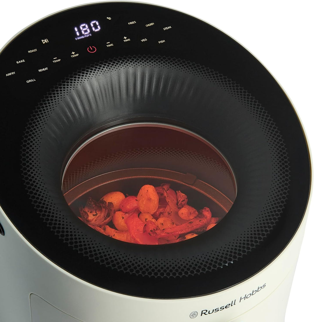 Russell Hobbs Heissluftfritteuse 5L [10 Programme|mit Sichtfenster] AirFryer (Fritteuse ohne Öl, Fri