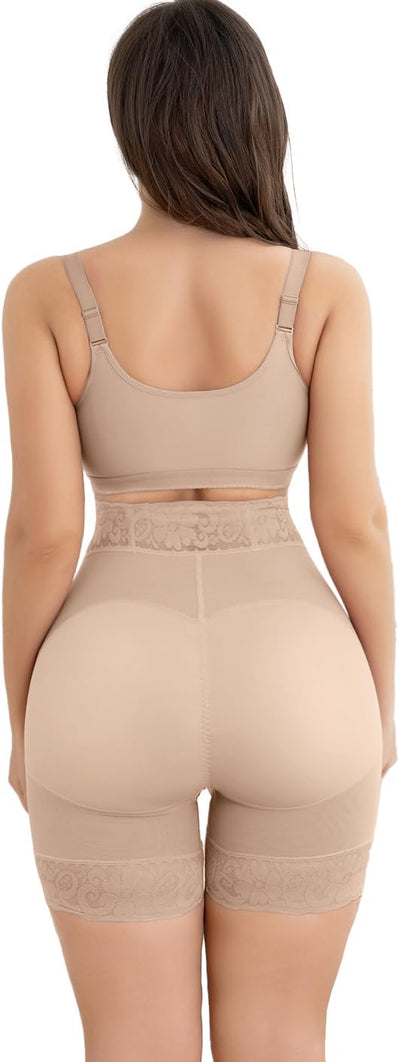 SHAPSHE Damen Bauchweg Unterhose Po Push Up Shapewear Bauch Kontrolle Figurformende Unterwäsche Hohe