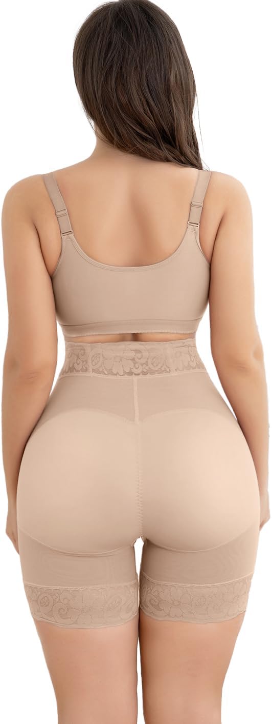 SHAPSHE Damen Bauchweg Unterhose Po Push Up Shapewear Bauch Kontrolle Figurformende Unterwäsche Hohe