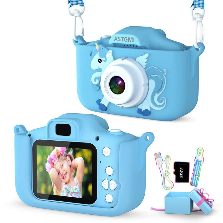 Kinder Kamera, 2.0”Display Digitalkamera,Geschenke für 3 4 5 6 8 7 9 10 11 12Jahre Jungen und mädche