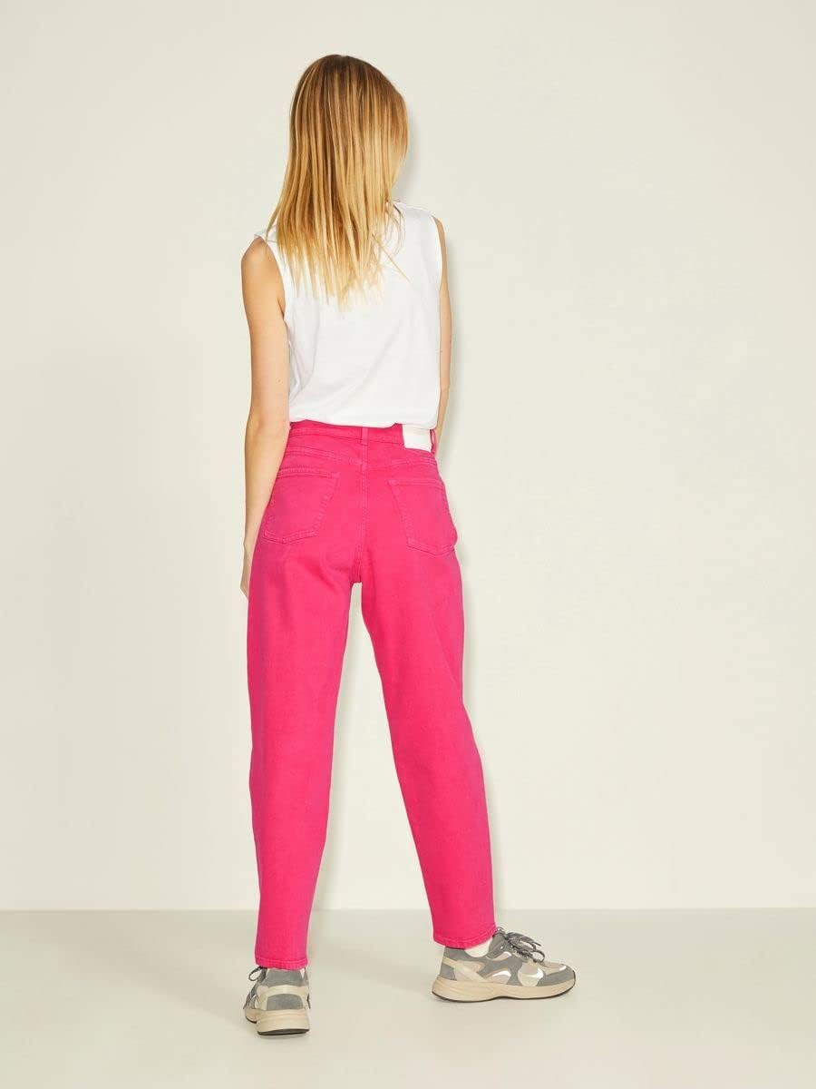 JACK & JONES Damen Jjxx Jxlisbon Mom Hw AKM Noos Jeans 24W / 30L Bright Rose, 24W / 30L Bright Rose